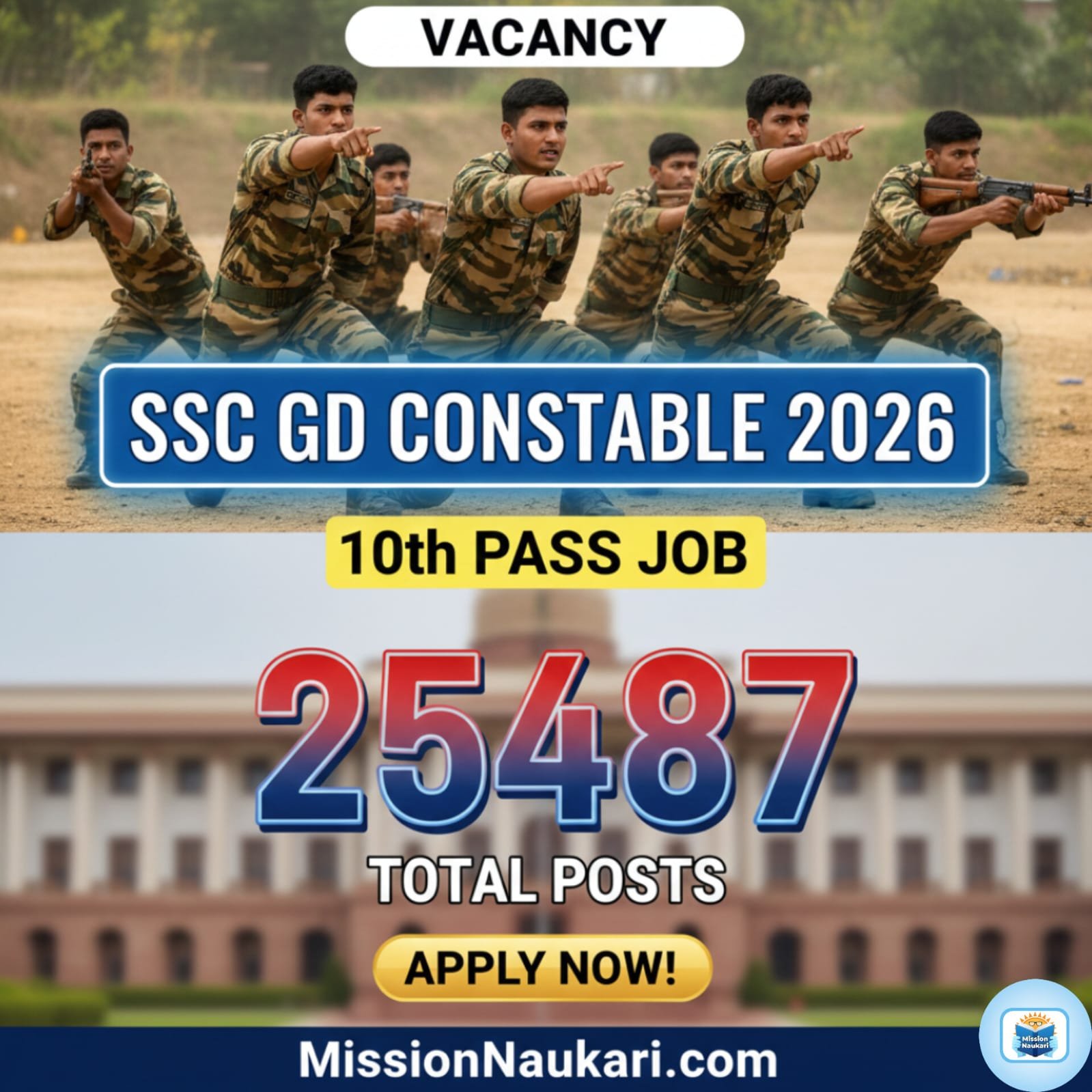 SSC GD Constable Recruitment 2026
